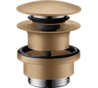 AXOR, ensemble de bonde à ouverture par simple pression, pour robinets de lavabo et de bidet, finition bronze brossé