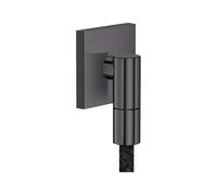 Axor Fine - Coude mural, chrome noir brossé 36738340