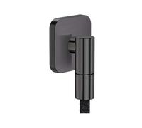 Axor Fine - Coude mural, chrome noir brossé 36739340