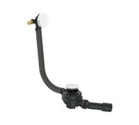 Axor Flexaplus - Garniture de vidage et de trop-plein pour baignoire, longueur 85 cm, blanc mat 42541700