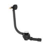 Axor Flexaplus - Garniture de vidage et trop-plein pour baignoire, longueur 85 cm, noir mat 42541670