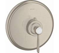 Axor Montreux hansgrohe match0 16823820 thermostat dissimulé, avec poignée à levier, nickel brossé