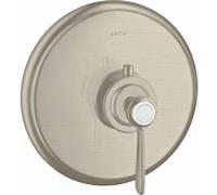 Axor Montreux hansgrohe match0 16824820 thermostat dissimulé, avec poignée à levier, nickel brossé