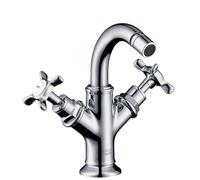 Axor Montreux - Mélangeur de bidet avec deux robinets, chrome 16520000