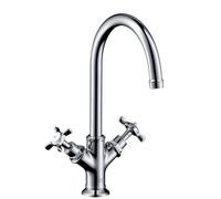 Hansgrohe Mitigeur de lavabo Axor Montreux 210 16502000 2 poignées croisées saillie 175 mm chrome