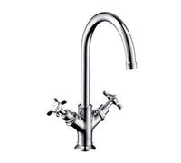 Axor Montreux - Mélangeur de lavabo à deux robinets, chrome 16506000