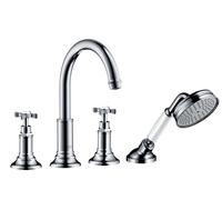 Axor Montreux - Mitigeur de baignoire, installation à 4 trous, chrome 16546000