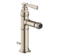 Axor Montreux - Mitigeur de bidet avec garniture de vidage à tirette, nickel brossé 16526820
