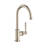 Hansgrohe Axor Mitigeur de lavabo Montreux 210 porte-à-faux 175 mm nickel brossé 16518820
