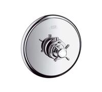 hansgrohe Axor Montreux kit de finition 16810000 thermostat à encastrer, avec poignée en croix, chromé