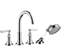 Hansgrohe Mitigeur bain-douche Axor Montreux 16554000 bord carrelage 4 trous poignées levier Chrome