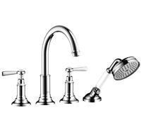 Hansgrohe Ferrure de rebord Axor Montreux match0 16554820 4 trous saillie 196 mm nickel brossé