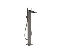 Axor MyEdition - Mélangeur bain sur pied avec accessoires, chrome noir brossé 47442340