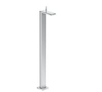 Axor MyEdition - Mitigeur de lavabo à monter au sol avec garniture de vidage Push-Open, chrome/verre mirroir 47040000