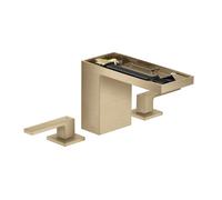 Axor MyEdition - Mitigeur de lavabo avec bonde Push-Open, installation 3 trous, EcoSmart, bronze brossé/sans plaque 47072140