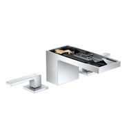Axor MyEdition - Mitigeur de lavabo, avec garniture de vidage Push-Open, 3 trous, chrome/sans plaque 47052000