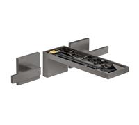 Axor MyEdition - Mitigeur de lavabo encastré, avec bonde, EcoSmart, chrome noir brossé/sans plaque 47082340