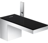 Axor MyEdition - Mitigeur de lavabo, avec garniture de vidage Push-Open, chrome/verre noir 47010600