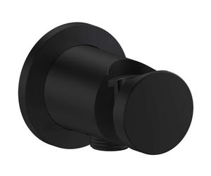 Axor One - Coude mural avec support, noir mat 48780670