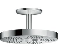 Axor One douche à effet de pluie avec bras 28.2x28.2 cm ronde chrome 48493000