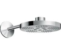 Axor One douche à effet de pluie avec bras 28x28 cm ronde chrome 48492000