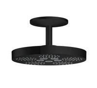 Axor One - Douche de tête 280 avec raccord de plafond, 2 jet, noir mat 48494670