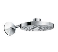 Axor One douche à effet de pluie avec bras 28x28 cm ronde chrome 48492000