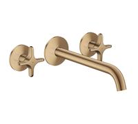 Axor One - Mitigeur de baignoire encastré, installation à 3 trous, bronze brossé 48430140