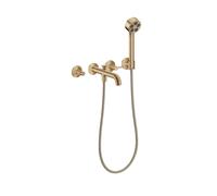 Axor One - Mitigeur de baignoire encastré, installation à 3 trous, bronze brossé 48444140