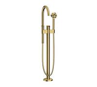 Axor One - Mitigeur de baignoire pour montage au sol, avec accessoires, EcoSmart, aspect doré poli 48440990