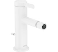 Hansgrohe Mitigeur de bidet Axor One 48210700 EcoSmart blanc mat saillie 113mm avec vidage à tirette