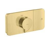 Axor One - Mitigeur de douche thermostatique encastré, laiton brossé 45711950