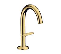 Axor One - Mitigeur de lavabo avec bonde Push-Open, EcoSmart, CoolStart, aspect doré poli 48010990