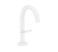 Axor One - Mitigeur de lavabo avec bonde Push-Open, EcoSmart, CoolStart, blanc mat 48010700