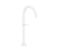 Axor One - Mitigeur de lavabo avec bonde Push-Open, EcoSmart, CoolStart, blanc mat 48030700