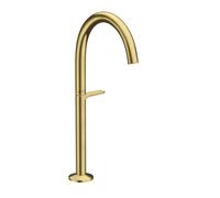 Axor One - Mitigeur de lavabo avec bonde Push-Open, EcoSmart, CoolStart, laiton brossé 48030950