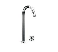 Axor One - Mitigeur de lavabo avec garniture de vidage Push-Open, installation à 2 trous, chrome 48060000