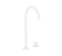 Axor One - Mitigeur de lavabo avec vidage Push-Open, installation à 2 trous, EcoSmart, blanc mat 48060700