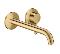 Axor One - Mitigeur de lavabo encastré, avec bonde, installation 2 trous, EcoSmart, aspect or poli 48120990