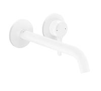 Axor One - Mitigeur de lavabo encastré, avec vidage, installation à 2 trous, EcoSmart, blanc mat 48120700