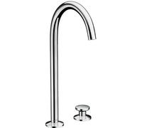 Hansgrohe Mitigeur de lavabo Axor One 2 trous Push-Open saillie 165 mm chrome 48060000