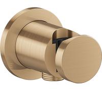AXOR One, robinet mural rond, finition bronze brossé