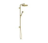 Axor One - Set de douche sans mitigeur, diamètre 28 cm, laiton brossé 48790950