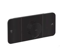 Axor One - Thermostat pour 2 appareils, noir mat 45712670