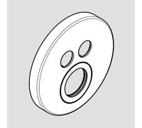 AXOR Rosace ronde pour thermostat encastré ShowerSelect Round, 93031000,