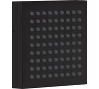 Axor ShowerComposition douche à effet de pluie 11x11 cm carrée noir 12596670