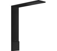 AXOR ShowerComposition, module de douchette 110/220, 1 jet avec pommeau de douche de toit, finition noir mat