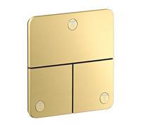 hansgrohe AXOR ShowerSelect ID robinet, 3 consommateurs, encastré, softsquare, 36781950, Couleur: laiton brossé