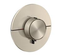 hansgrohe AXOR ShowerSelect ID thermostat, haut débit, encastré, rond, 36759820, Couleur: Nickel brossé
