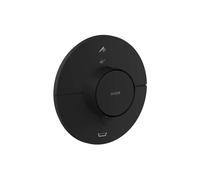 Axor ShowerSelect ID - Mitigeur thermostatique encastré, 2 sorties, noir mat 36751670